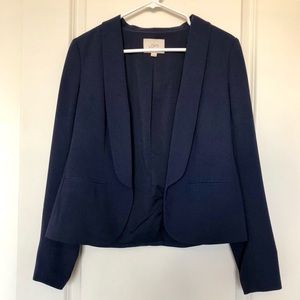 LOFT tuxedo blazer Dark Navy